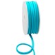 Stitched elastic Ibiza cord Blue zircon